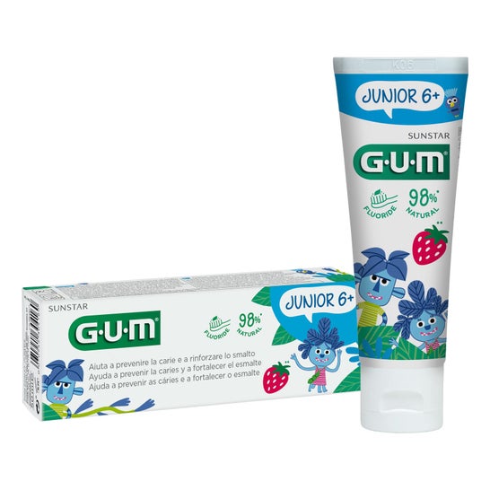 Gum Junior Toothpaste Strawberry 6+ 50ml