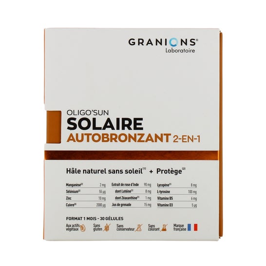 Granions Oligo'sun Solar Autobronceador 2 en 1 30perlas