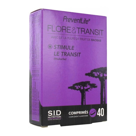 SID Nutrition - Preventlife Flora und Transit 40 Tabletten