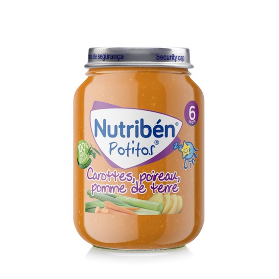 Nutriben Potito Dinner Carrots, Leek, Aardappel 190G