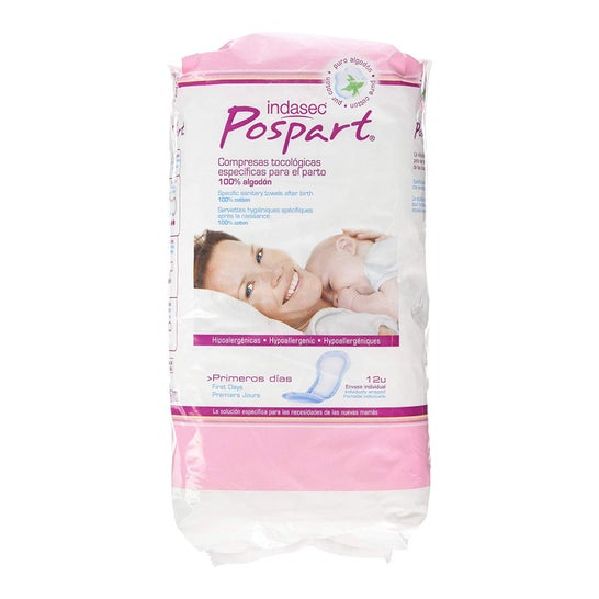 Indasec® Postpartum First Days 12 pieces