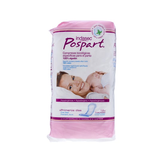 Indasec® Postpartum First Days 12 pezzi