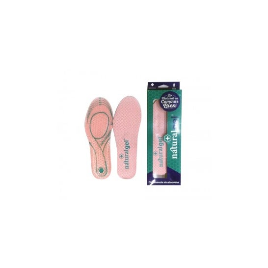 Natural Gel Plantilla Gel 35-38 con Esencia Aloe Vera 2 uds