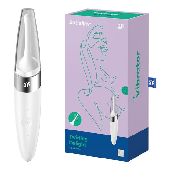 Satisfyer Twirling Delight Vibrador Blanco 1ud