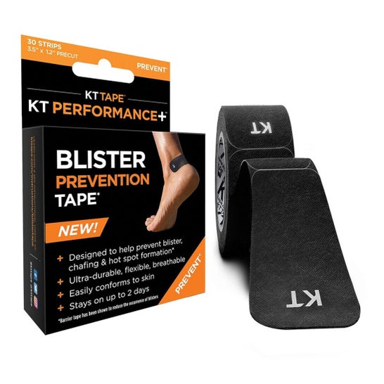 Kt Tape Kt Blister Prevention Tape Negro 30uds