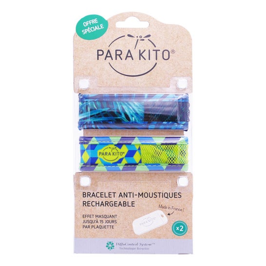 Para'Kito Pack Bracelet Anti Moustiques 2 Units
