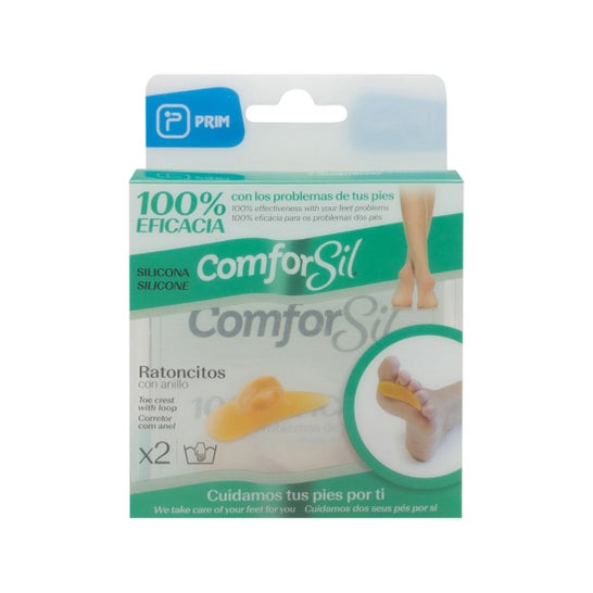 Comforsil Ratoncitos Silicona Anillo Dedos Derecho E Izquierdo T-S 2 uds