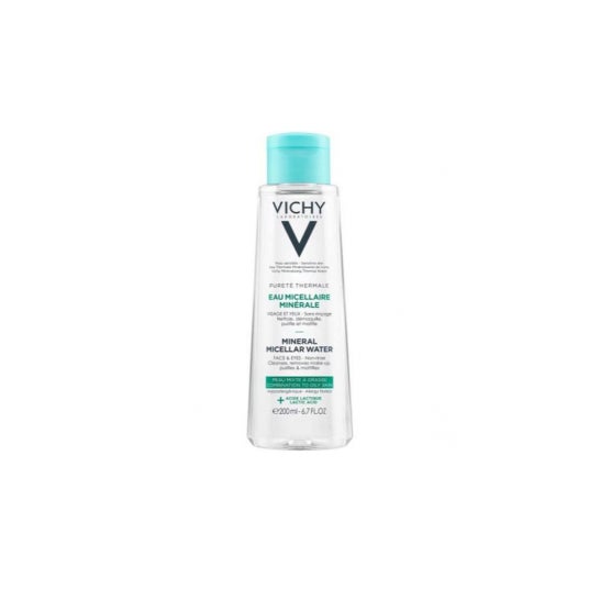 Vichy Purete Thermale Micellar Wasser für fettige Haut 200 Ml