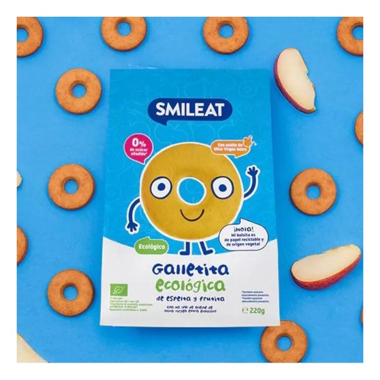 Smileat Spelled biscuits with organic fruit 220g Smileat Spelled biscuits with organic fruit 220g