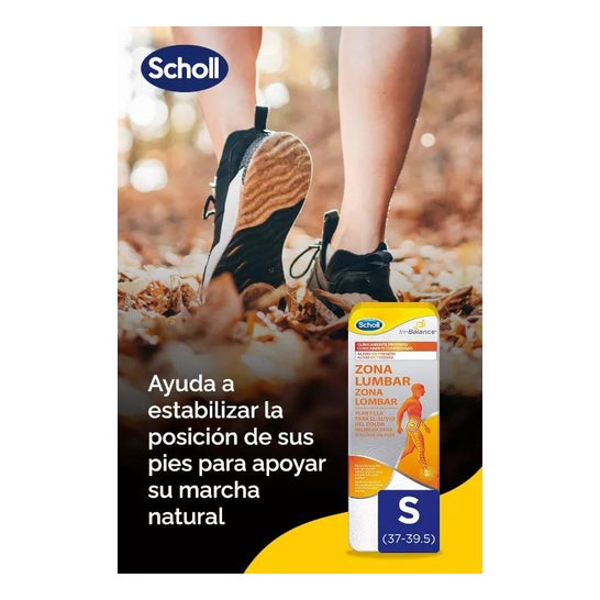Scholl In-Balance Zona Lumbar Talla S 1par Scholl In-Balance Zona Lumbar Talla S 1par