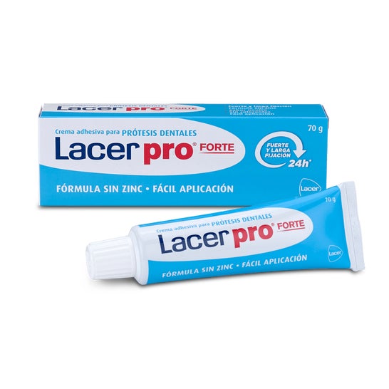 Lacer LacerPro Forte Crema Adhesiva para Prótesis Dentales 70g
