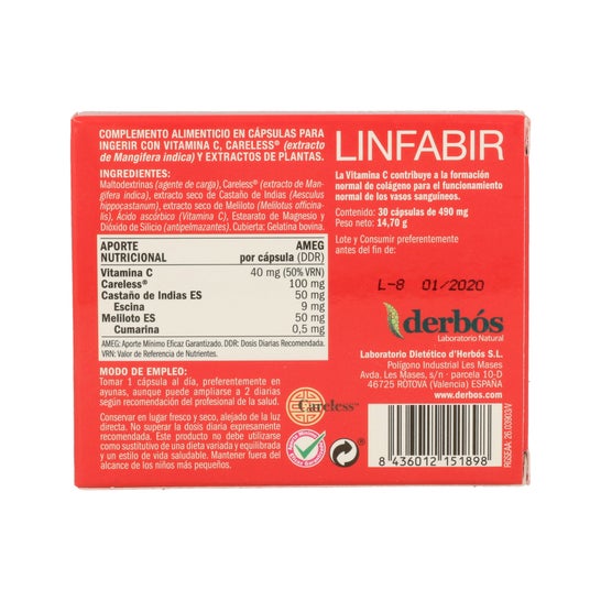 Derbos Linfabir 30 caps