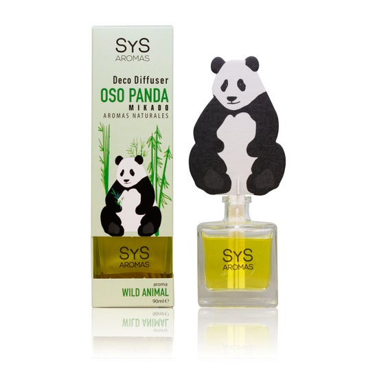 SYS Panda Bear Diffuser Air Freshener Wild Animal 90ml