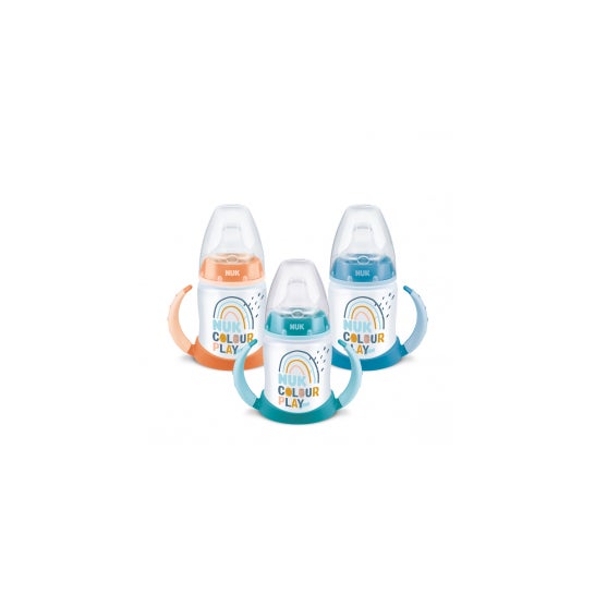 Nuk Biberón Fc Pp Entrena Colour Play Silicona 150 ml