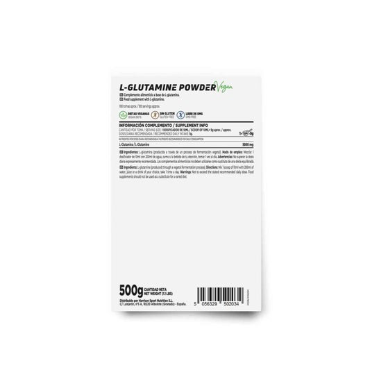 HSN L-Glutamina en Polvo 500 g