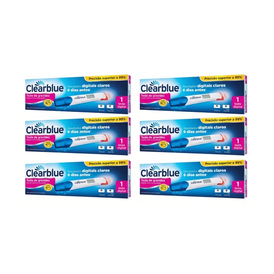 Clearblue Pack Prueba de embarazo Ultratemprana Digital 6 Pruebas
