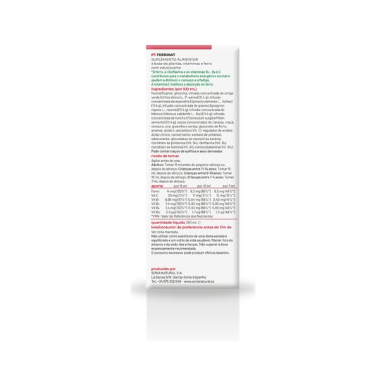 Soria Natural Ferrinat 250 ml