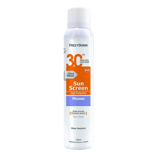 Frezyderm Sun Screen Mousse Spf30 200ml