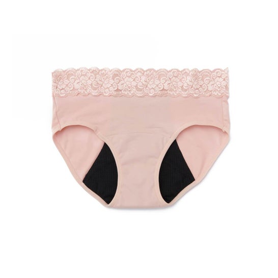 Platanomelon Panties Kiwitas Lace Nude M 1pc