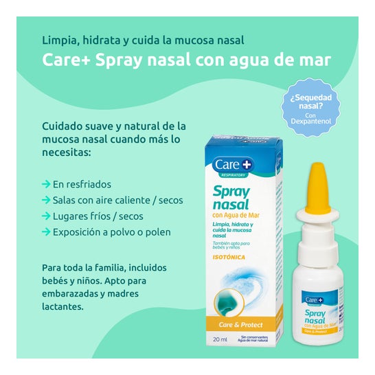Care+ Spray Nasal con Agua de Mar 20 ml