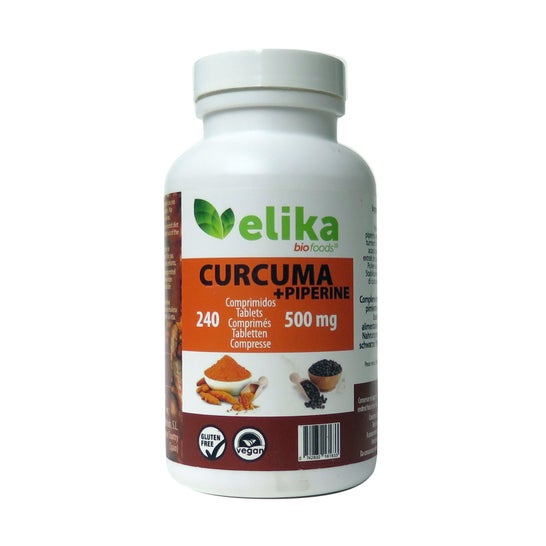 Elikafoods Curcuma + Piperine 240 tappi