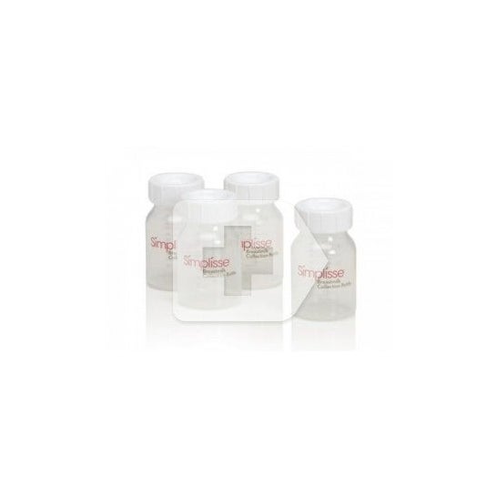 Simplisse Flasche zum Sammeln und Aufbewahren von Milch 4uds
