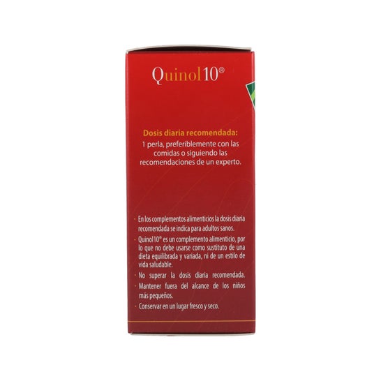 100% Natural Quinol10 60 Perlas de 100 mg