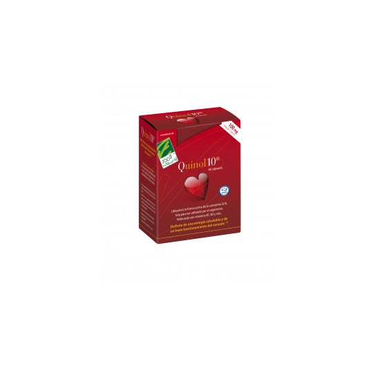 100% Natural Quinol10 60 Perlas de 100 mg