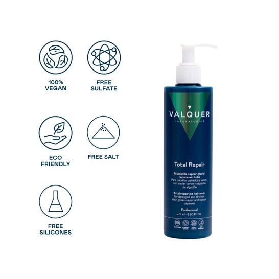 Valquer Mascarilla Capilar Glacial Reparación Total 275 ml