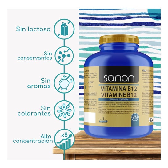 Sanon Vitamina B12 365caps