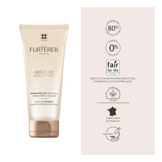René Furterer Absolue Kératine Champú Reparador 200 ml