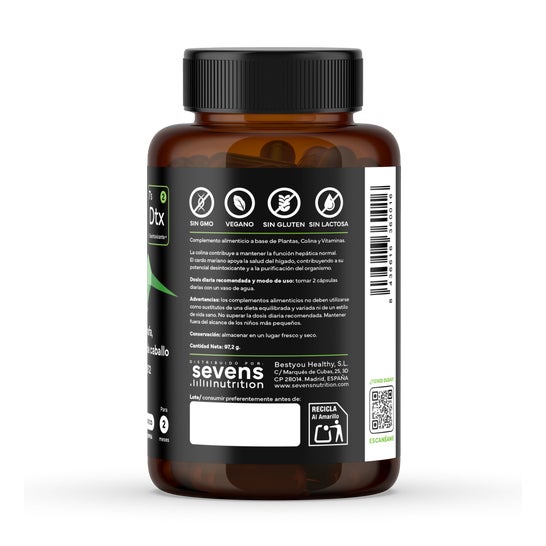 Sevens Nutrition Detox 120caps