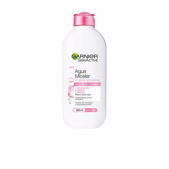 Garnier Skinactive Agua Micelar con Leche Hidratante 400ml
