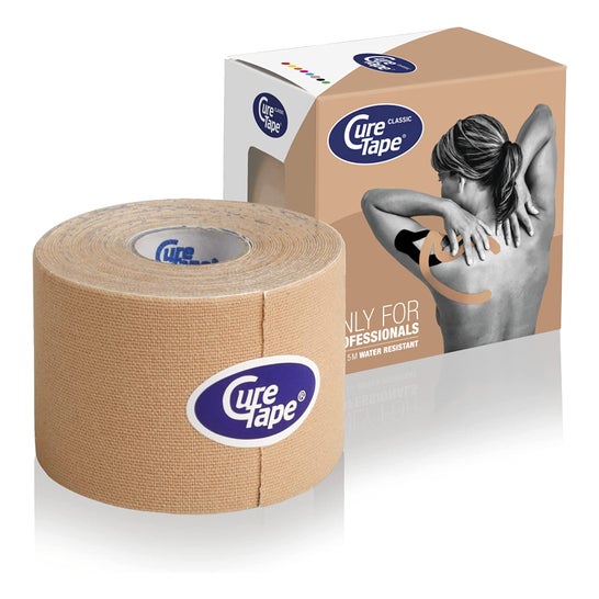 Cure Tape Natuurlijk Neuromusculair Verband 5x5m 1pc