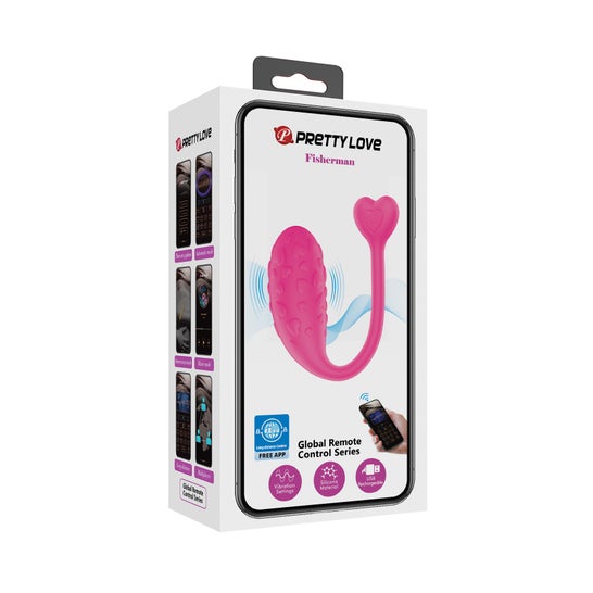 Pretty Love Fisherman Huevo Vibrador Rosa 1ud