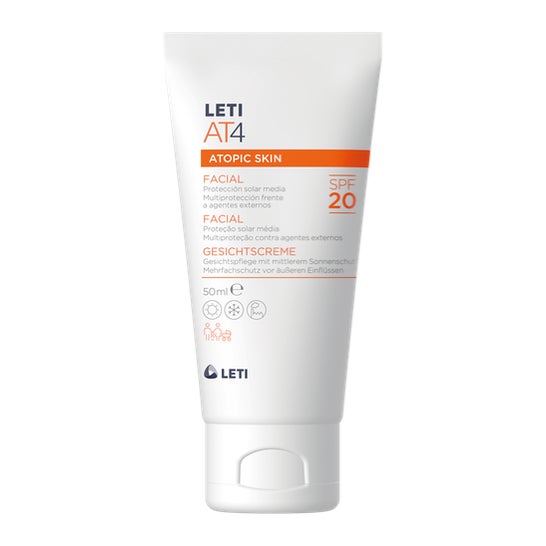 LetiAT4 Atopic Skin Crema Facial Hidratante SPF20 50ml