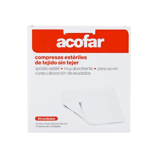 Acofar Non-woven Sterile Dressing 10 Cm X 20 Cm 50 Compression