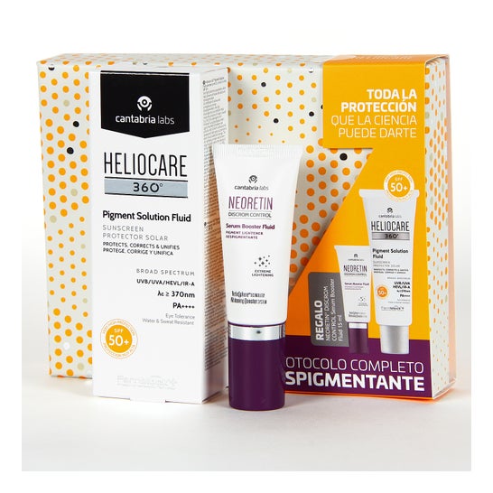 Heliocare Pack 360º Pigment Solution Fluid + Neoretin Serum