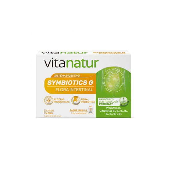 Vitanatur Simbiotics G Flora Intestinal 14 sobres