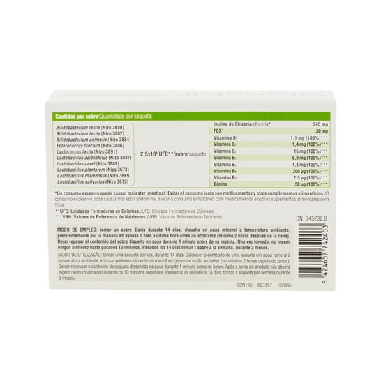 Vitanatur Symbiotics G Flora Intestinal 14 sobres
