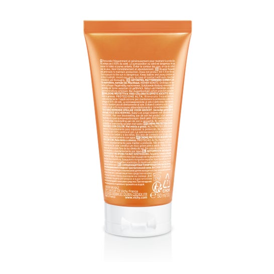 Vichy Capital Soleil Emulsión Facial Tacto Seco con Color SPF50+ 50ml