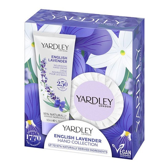 Yardley Cofre English Lavender Jabón 50g + Crema Manos 50ml