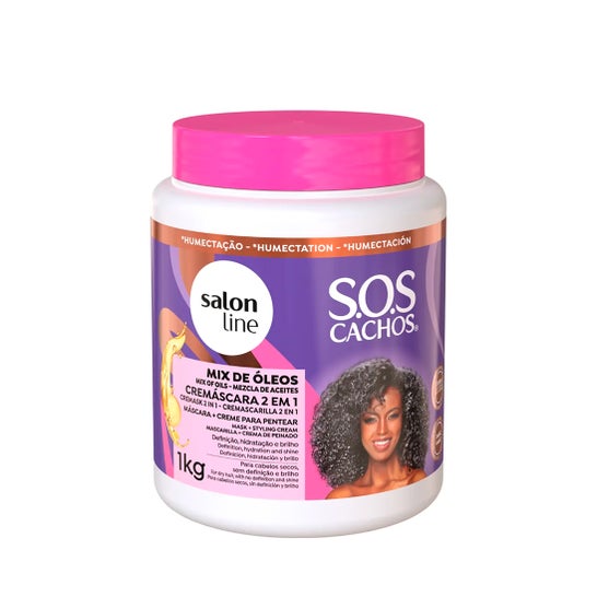 Salon Line Sos Cachos Cremáscara 2 em 1 1000g