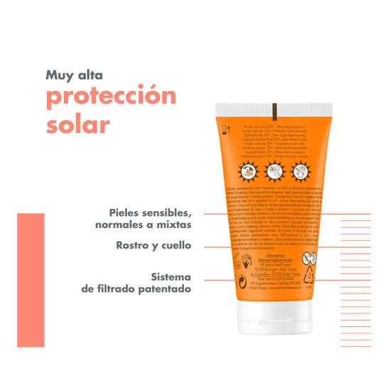 Avène Solar Fluido Color Unificante SPF50+ 50ml