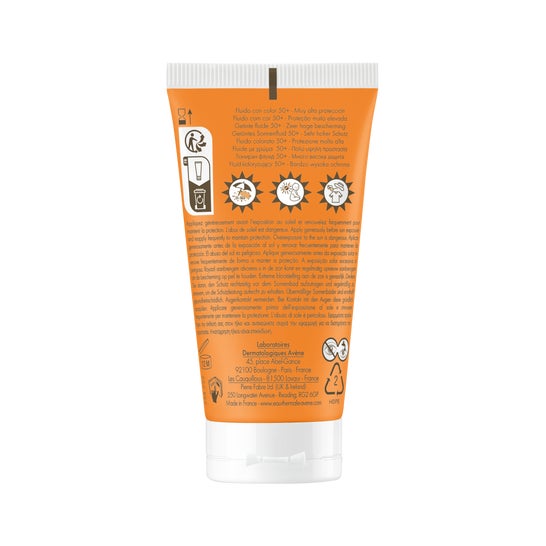 Avène Solar Fluido Color Unificante SPF50+ 50ml