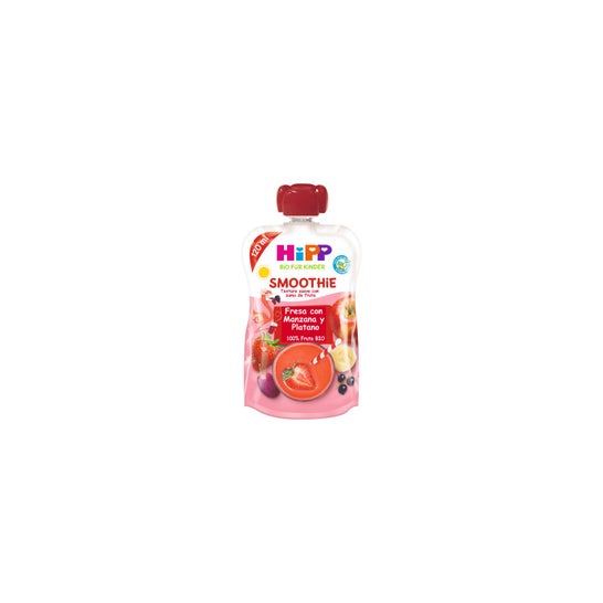 Hipp Bio Smoothie Fresa Manzana Plátano +12M 120 ml