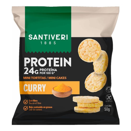 Santiveri Vegan Protein Curry Mini Pancakes 50 g