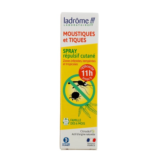 Ladrôme Spray Repelente Mostiquitos y Garrapatas 50ml