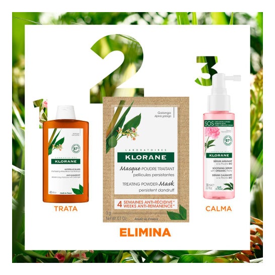 Klorane Mascarilla en Polvo Tratante a la Galanga 8 sobres x 3g