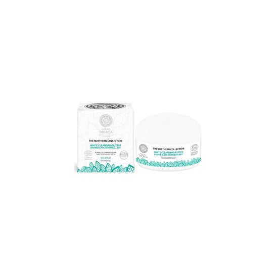 Natura Siberica Manteca blanca limpiadora desmaquillante de uso diario 120 ml